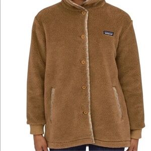 Patagonia button up fleece coat